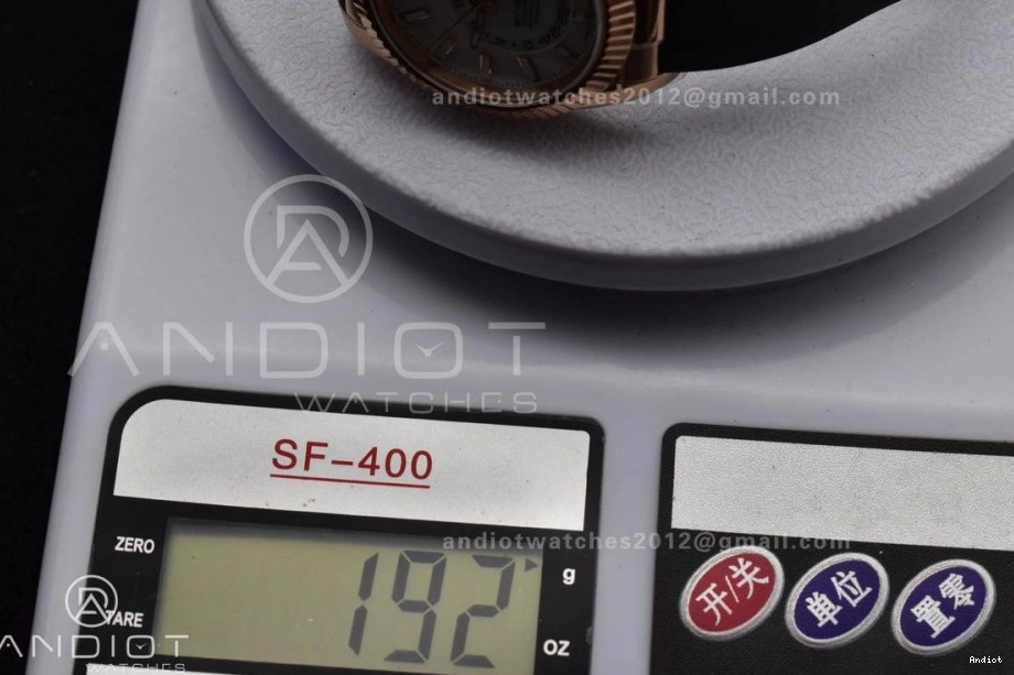 ZF Best Strap 336235 Brown Edition Sky-Dweller Weight) Oyster-flex RG Dial (Gain A23J on 1:1 0111